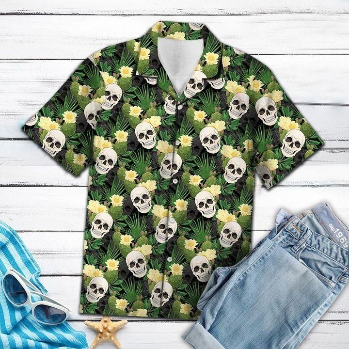 Higozy Skull Hawaiian Aloha Shirts Aloha Shirtss