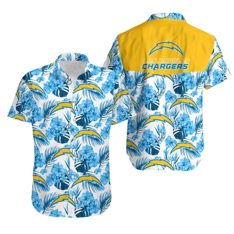Los Angeles Chargers Nfl Hawaiian Shirt For Fans-2