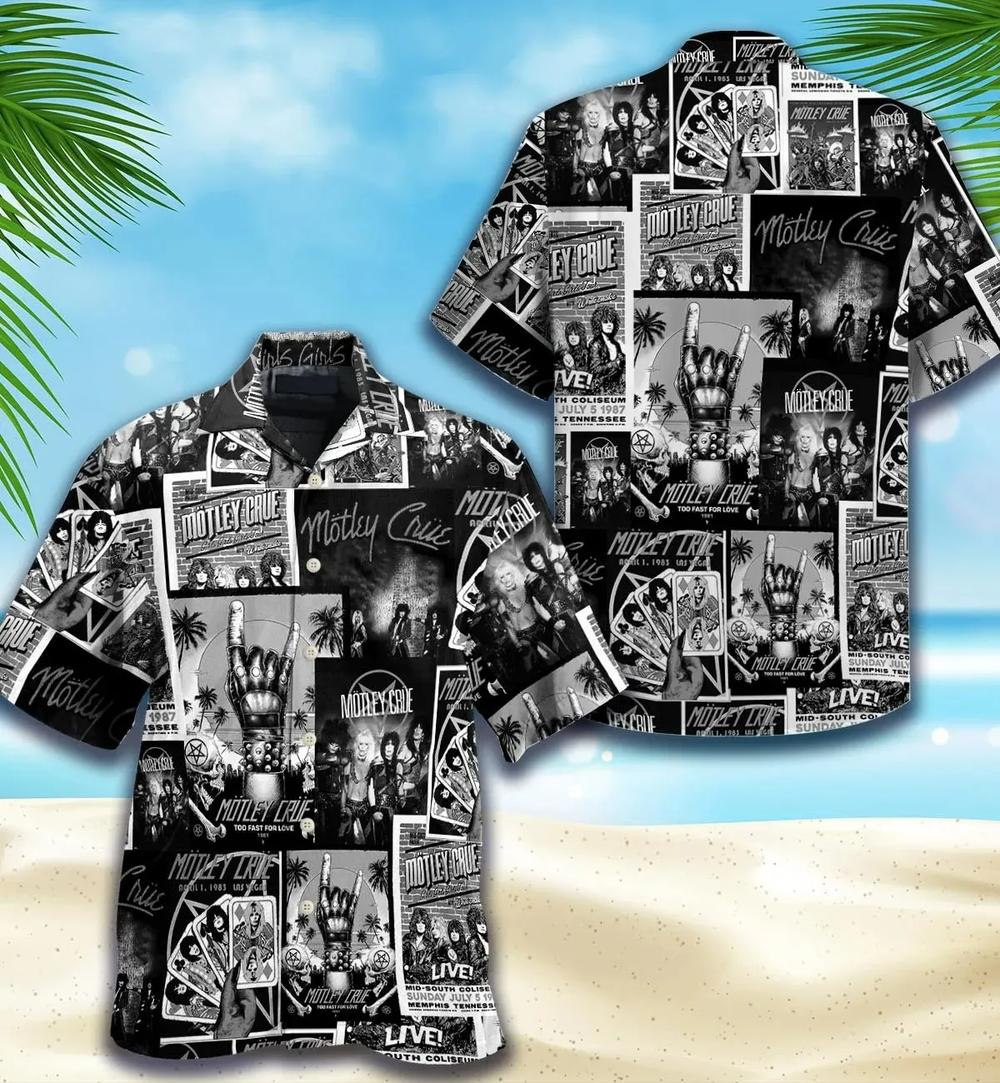 Motley Crue Hawaiian Shirt Hot Trends Summer Shirt Gift For Men Women