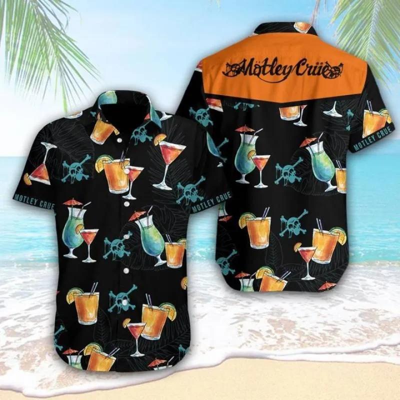 Motley Crue Hawaiian Shirt This Trends Summer For Men Women