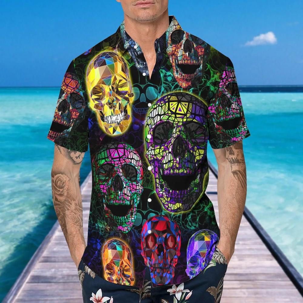 Multiverse Skull Hawaiian Shirt
