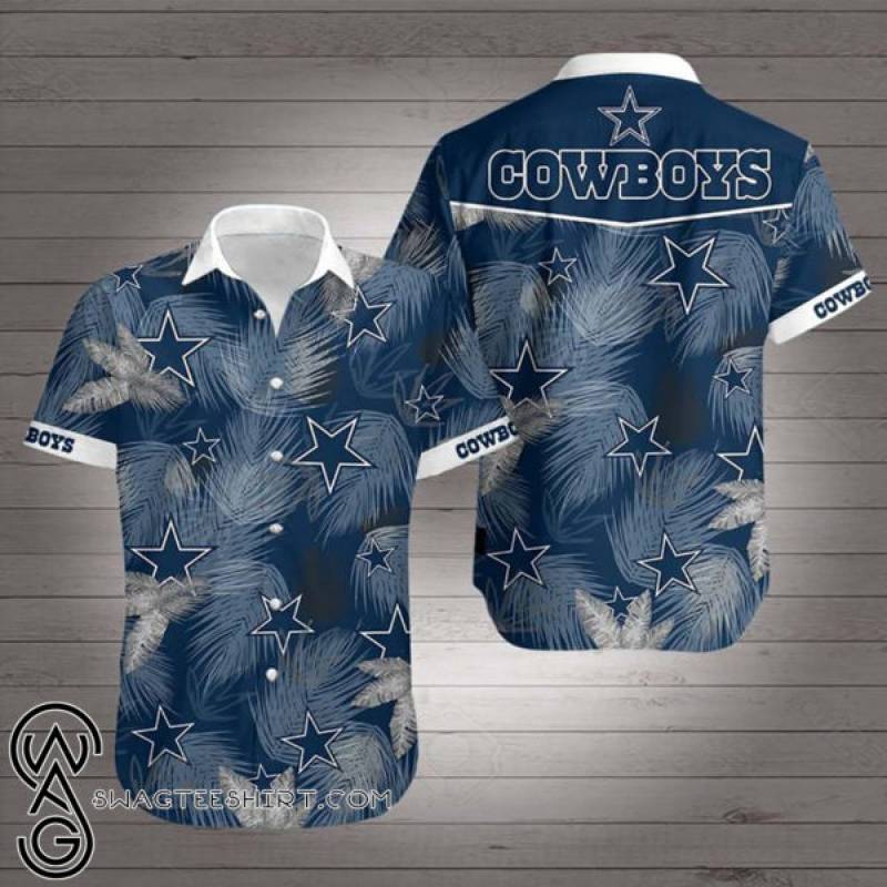 Dallas Cowboys Button-Down Shirt Summer Casual Hawaiian Shirt