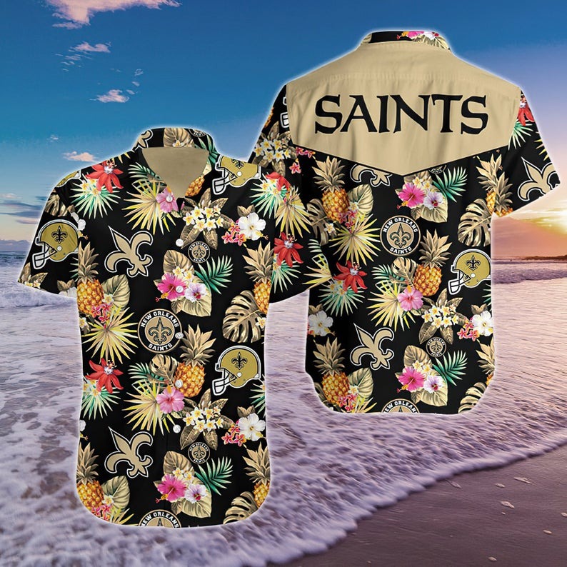 New Orleans Saints Vintage Hawaiian Shirt For Sport Fans