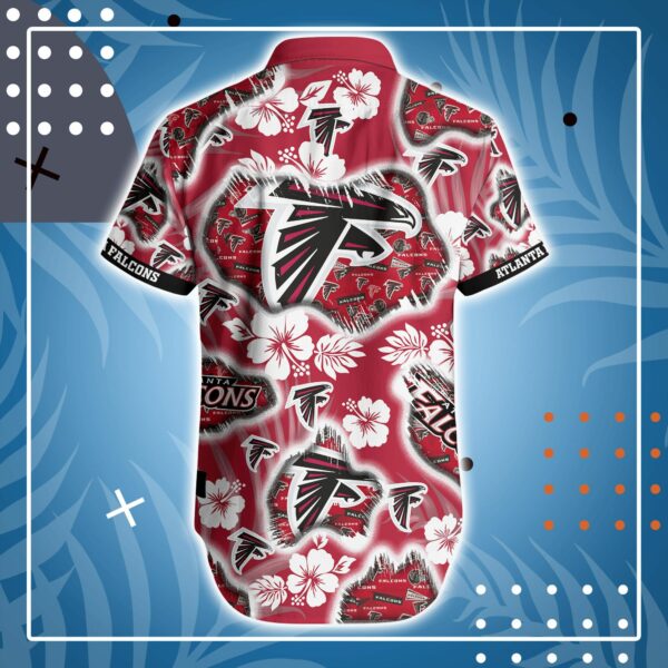 Atlanta Falcons Tropical Hibiscus Pattern Trending Summer Gift