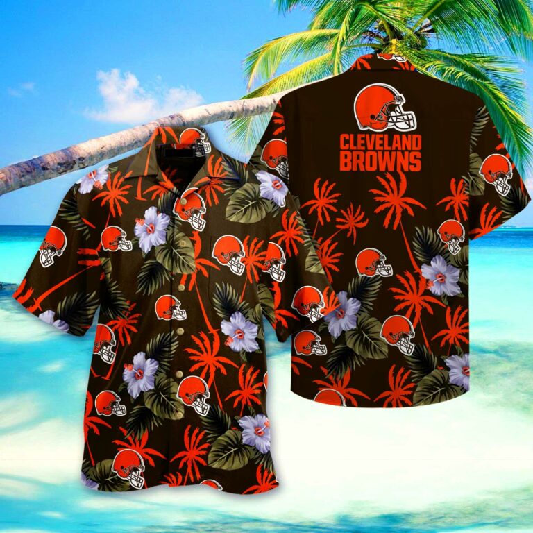 NFL Cleveland Browns Funny 3D NFL Hawaiian Shirt Cool Like - Bring