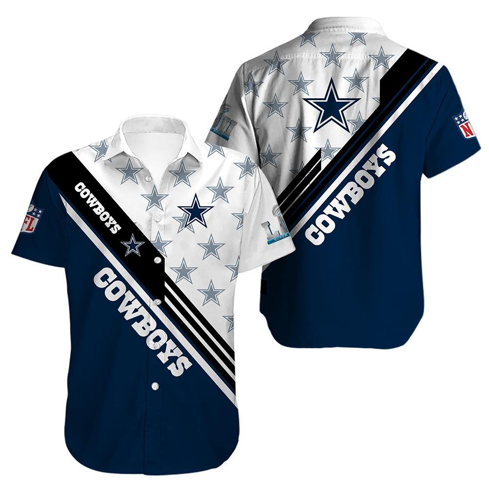 NFL Dallas Cowboys Retro Hawaiian Shirt Beach Getaway Essential - Trendy  Aloha