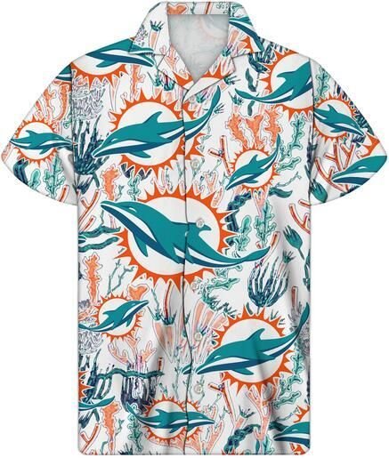 Miami Dolphins Shirt - Polynesian Design Dolphins Shirt - ShopperBoard