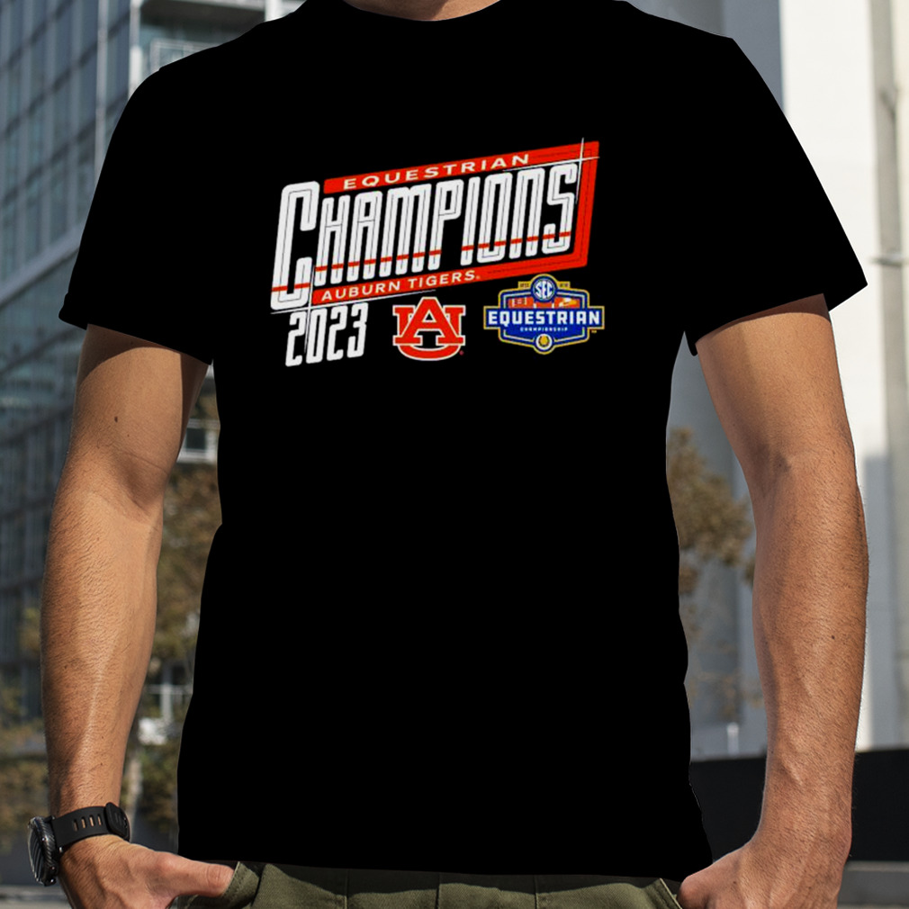 Auburn Tigers 2023 SEC Equestrian Champions Locker Room T-Shirt