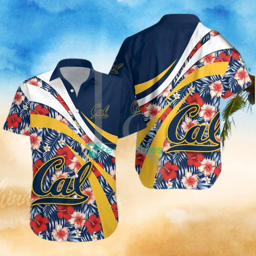 California Golden Bears NCAA Flower Hawaiian Shirt 3D Shirt