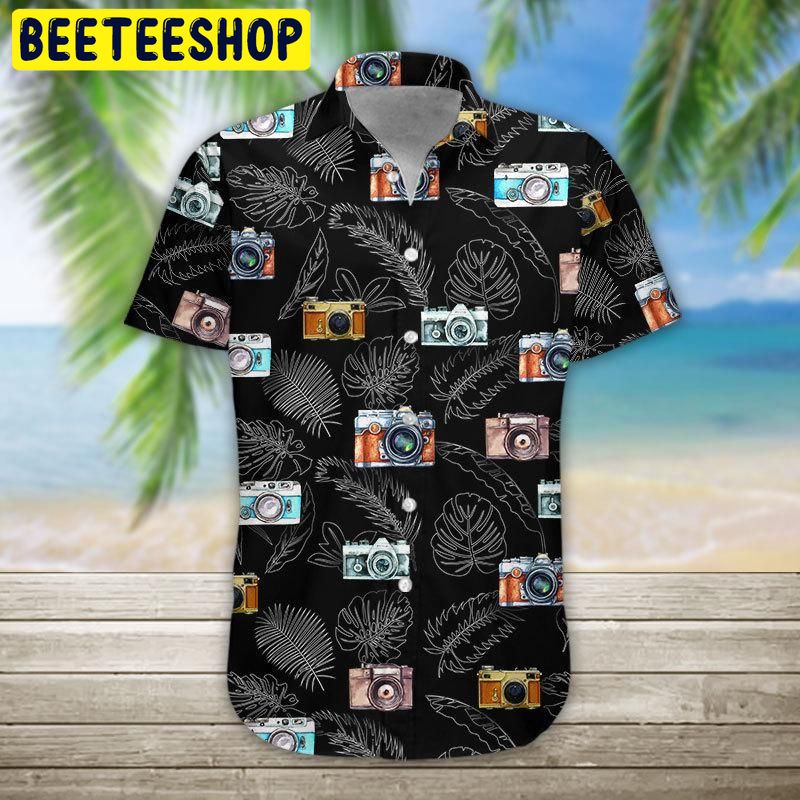Camera 3d All Over Printed Trending Hawaiian Shirt-1