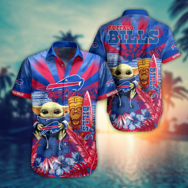 Nfl Buffalo Bills Hawaiian Shirt Baby Yoda Style Summer-1