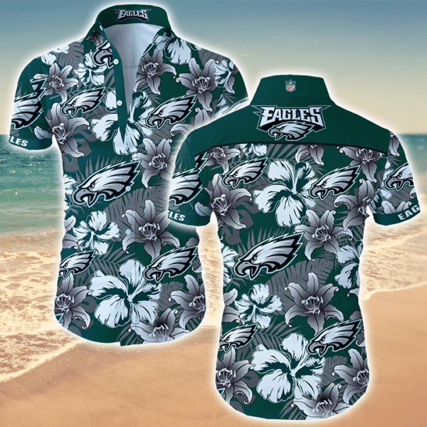 Philadelphia Eagles Nfl Hawaiian Shirt For Fans-1