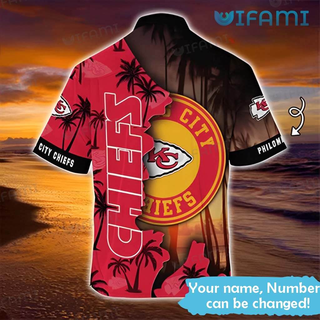 Kansas City Chiefs Hawaiian Shirt 3D Beach Vacation Gift For Fans