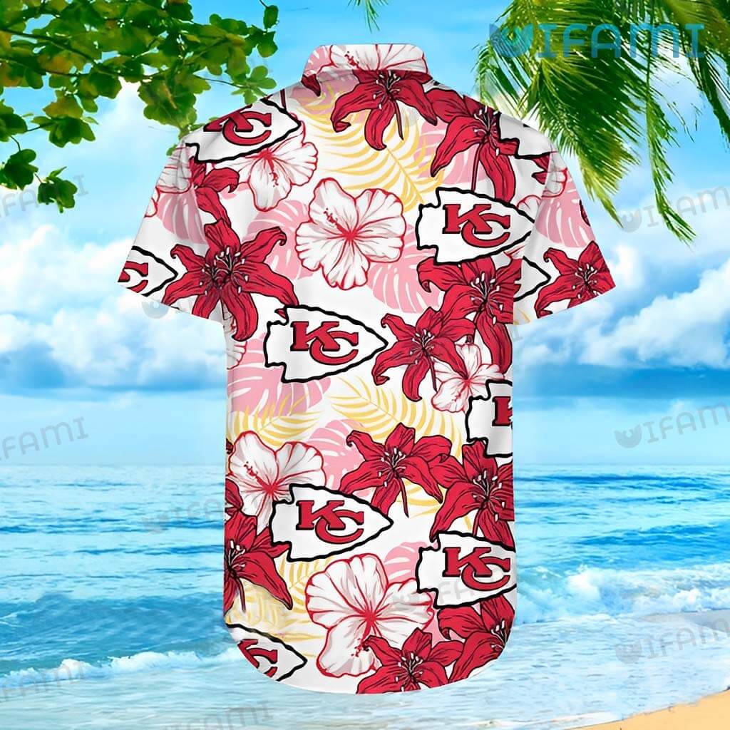 Vintage Nfl Kansas City Chiefs Hawaiian Shirt Summer Beach Gift - Shibtee  Clothing