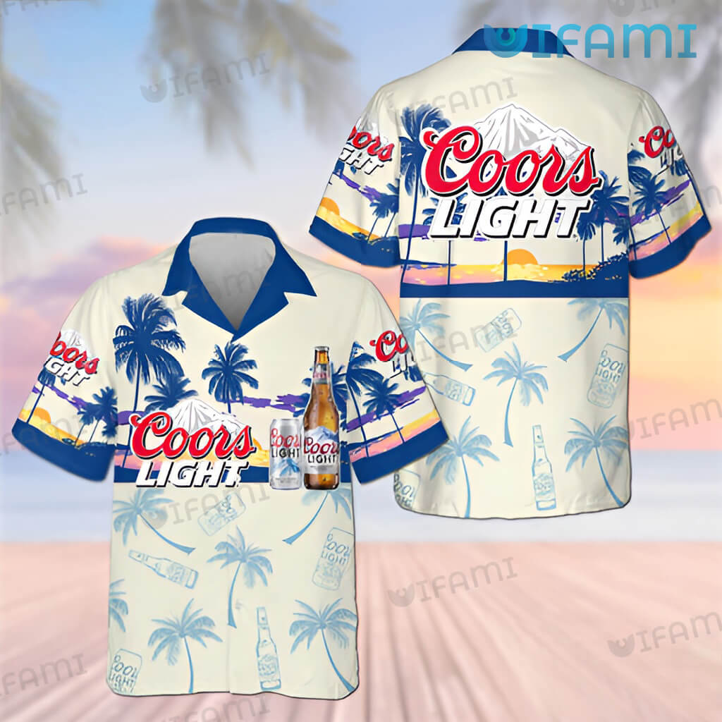 Coors Light Beer Baby Yoda Lover Hawaiian Shirt And Shorts Aloha Summer Gift  For Men And Women