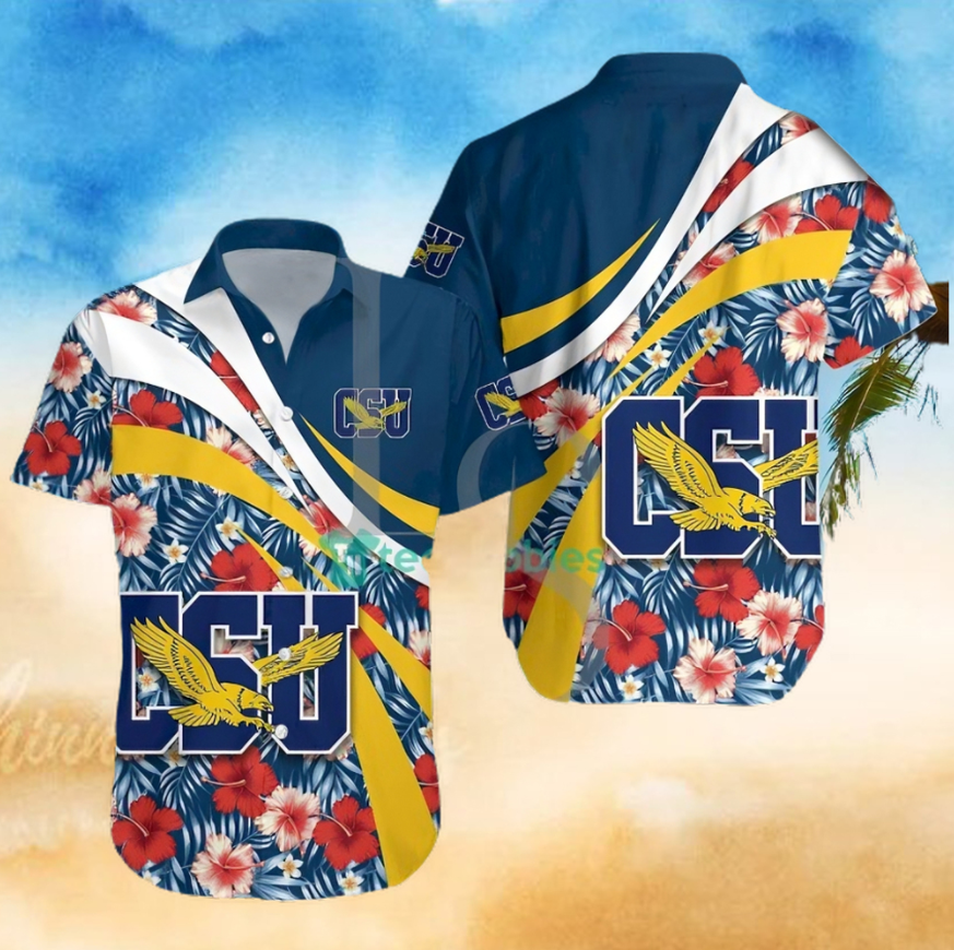 Coppin State Eagles 3D Hawaiian Shirt Hibiscus Sport Style NCAA