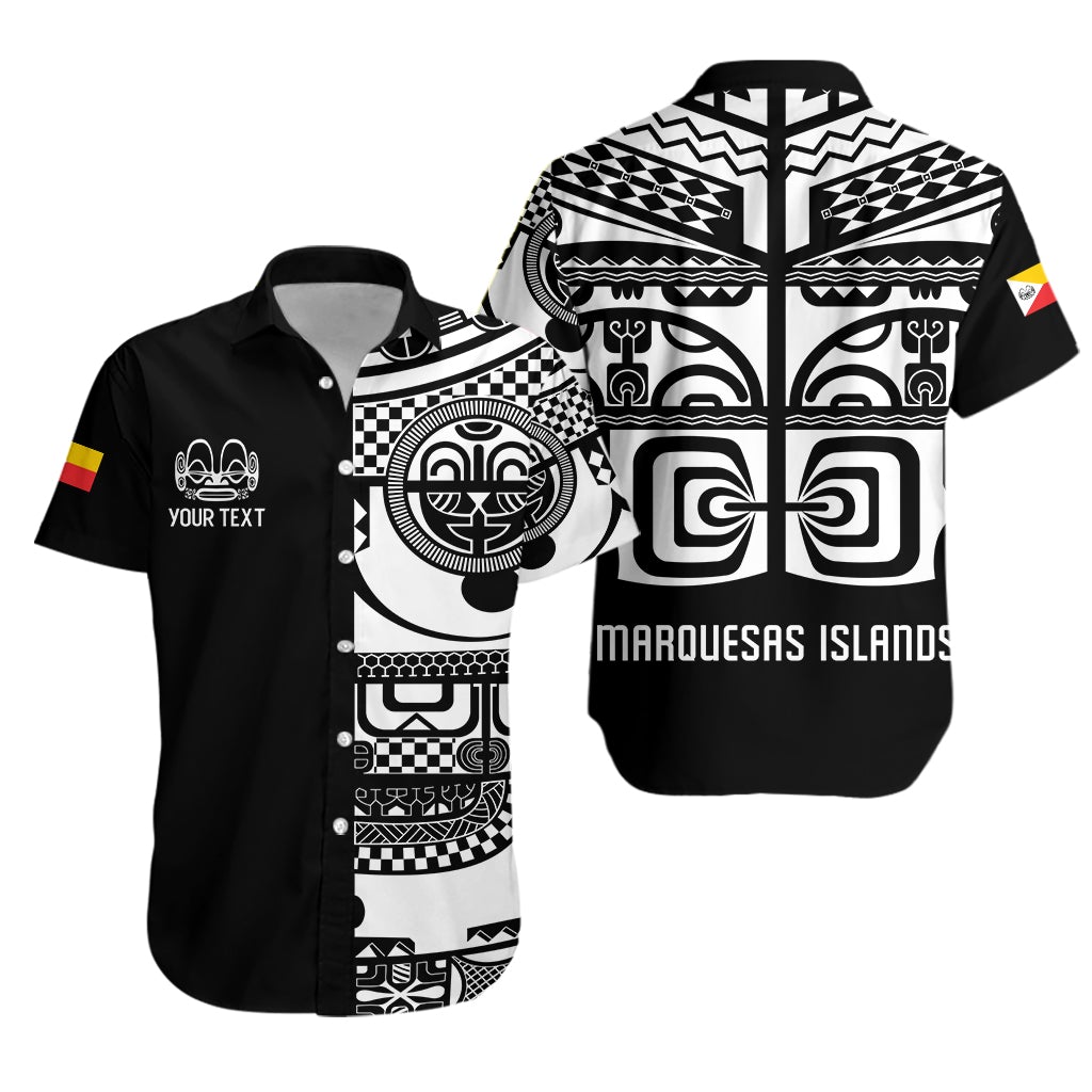 Custom Personalised Marquesas Islands Tiki Hawaiian Shirt