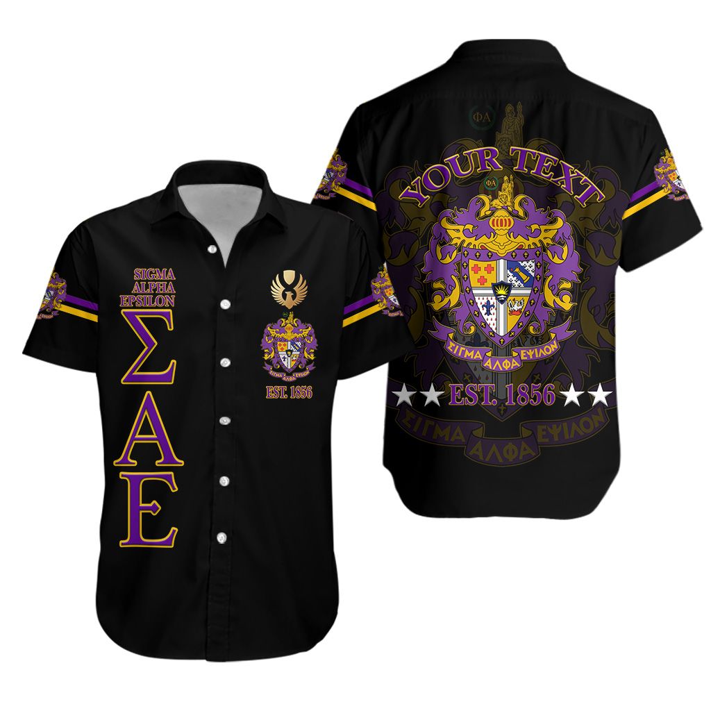 Custom Personalised Sigma Alpha Epsilon Sae Hawaiian Shirt Simple Style