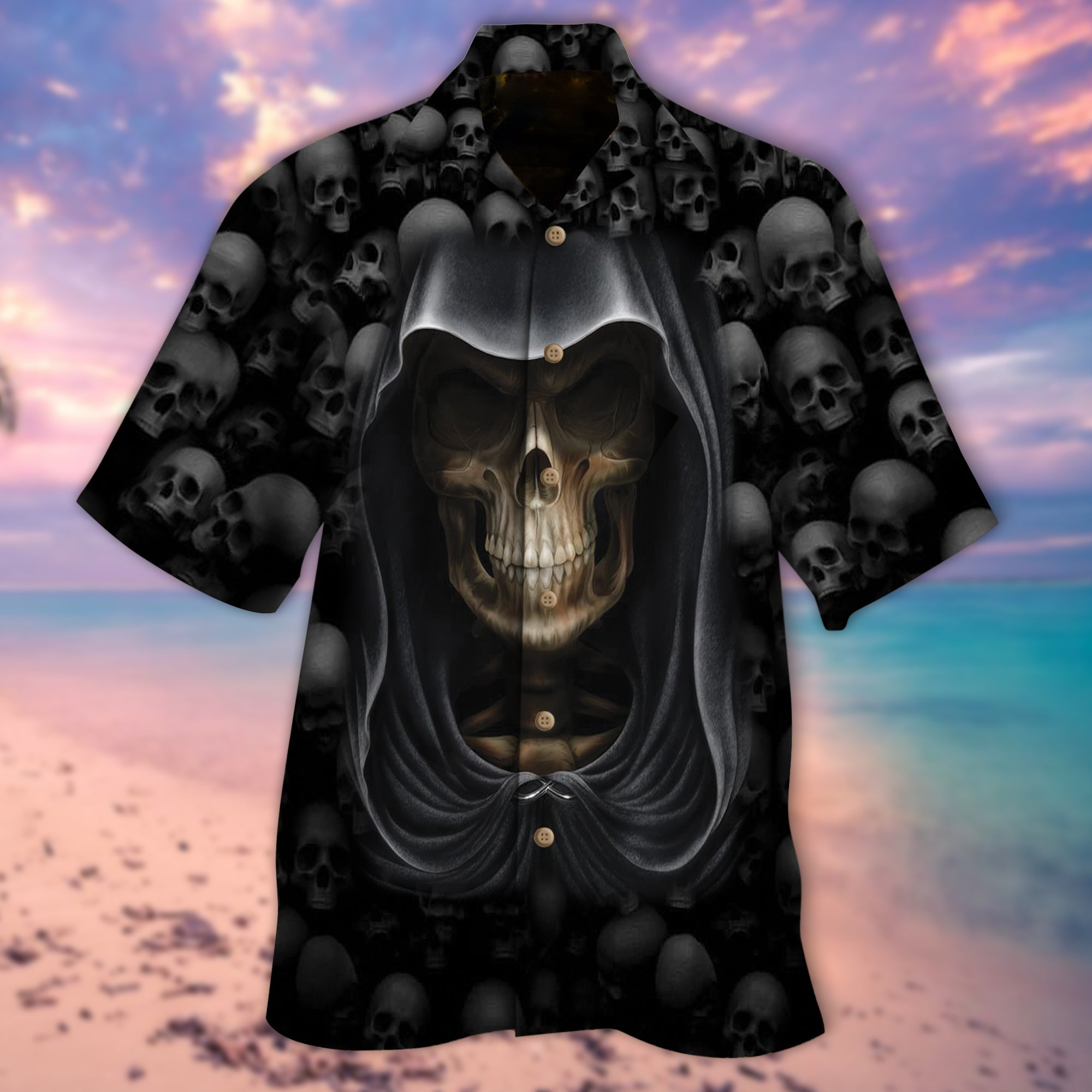 Skull God Hawaiian Shirt – Kv65-1