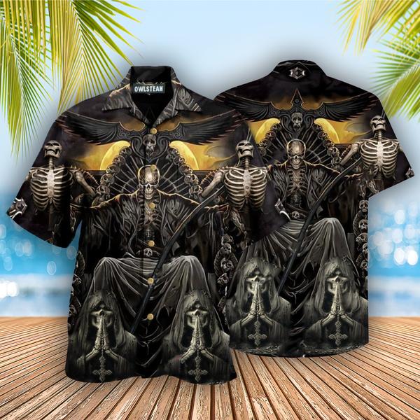 Skull Grim Reaper Dark Edition – Hawaiian Shirt