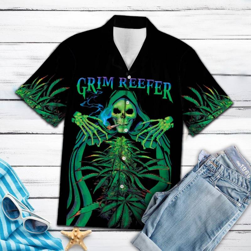 Skull Grim Reefer – Hawaiian Shirt