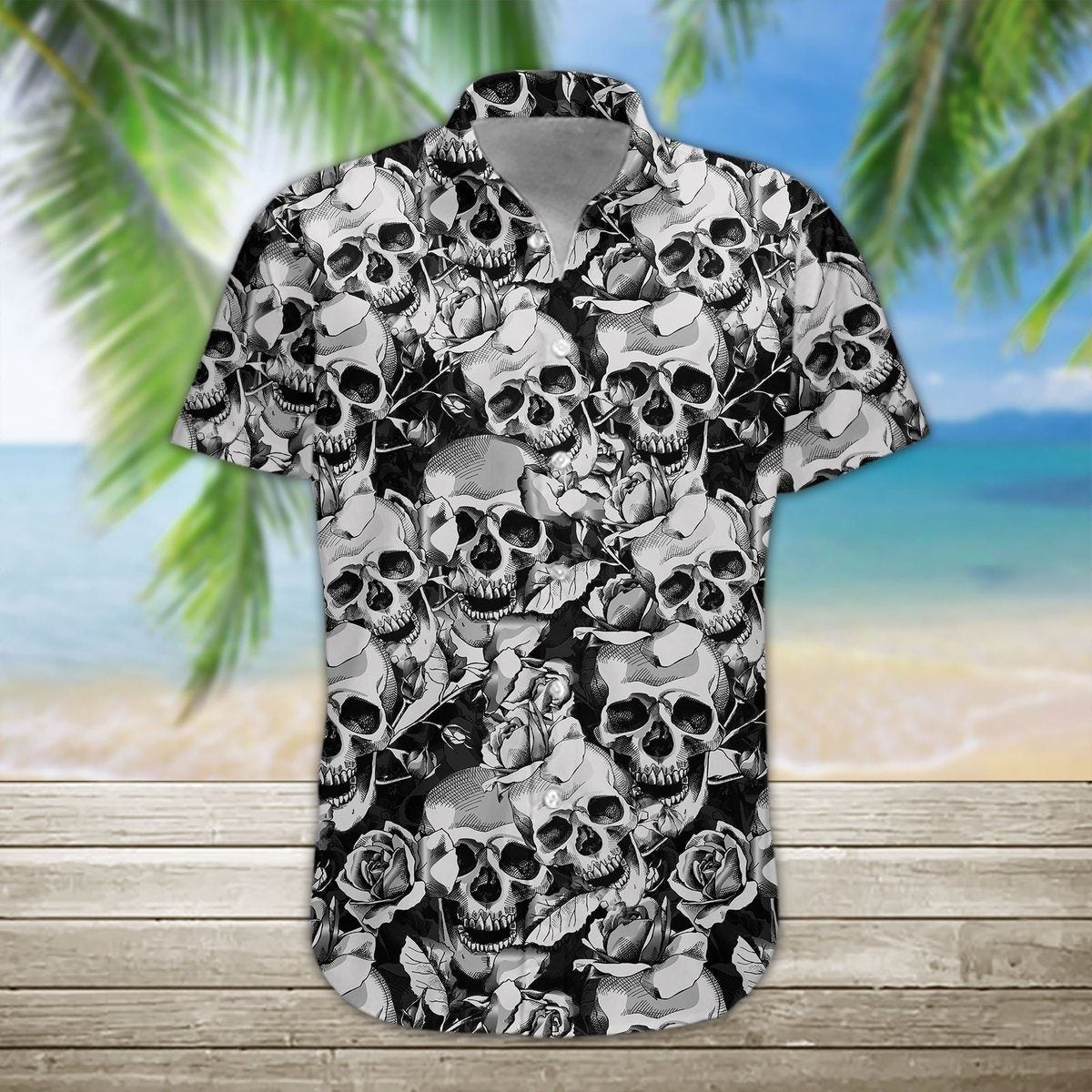 Skull Hawaiian Shirt For Men Women Adult Hl1330-1