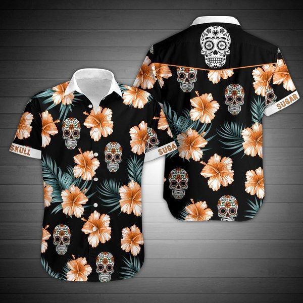 Skull Hawaiian Shirt For Men Women Adult Hw1035-1