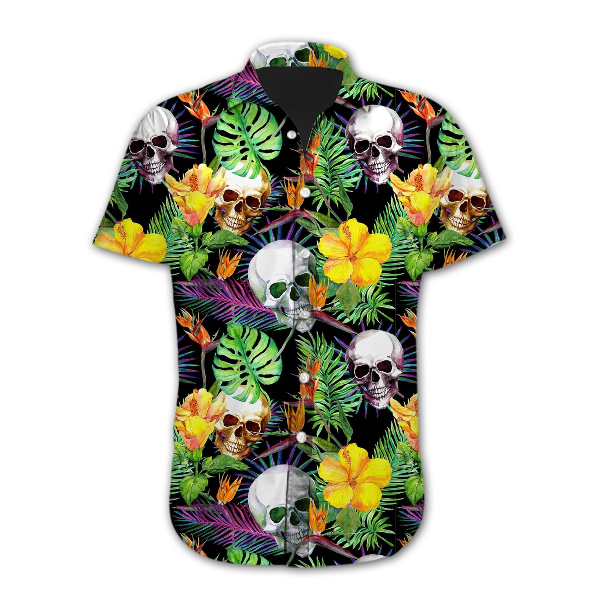 Skull Hawaiian Shirt For Men Women Adult Hw1689-1