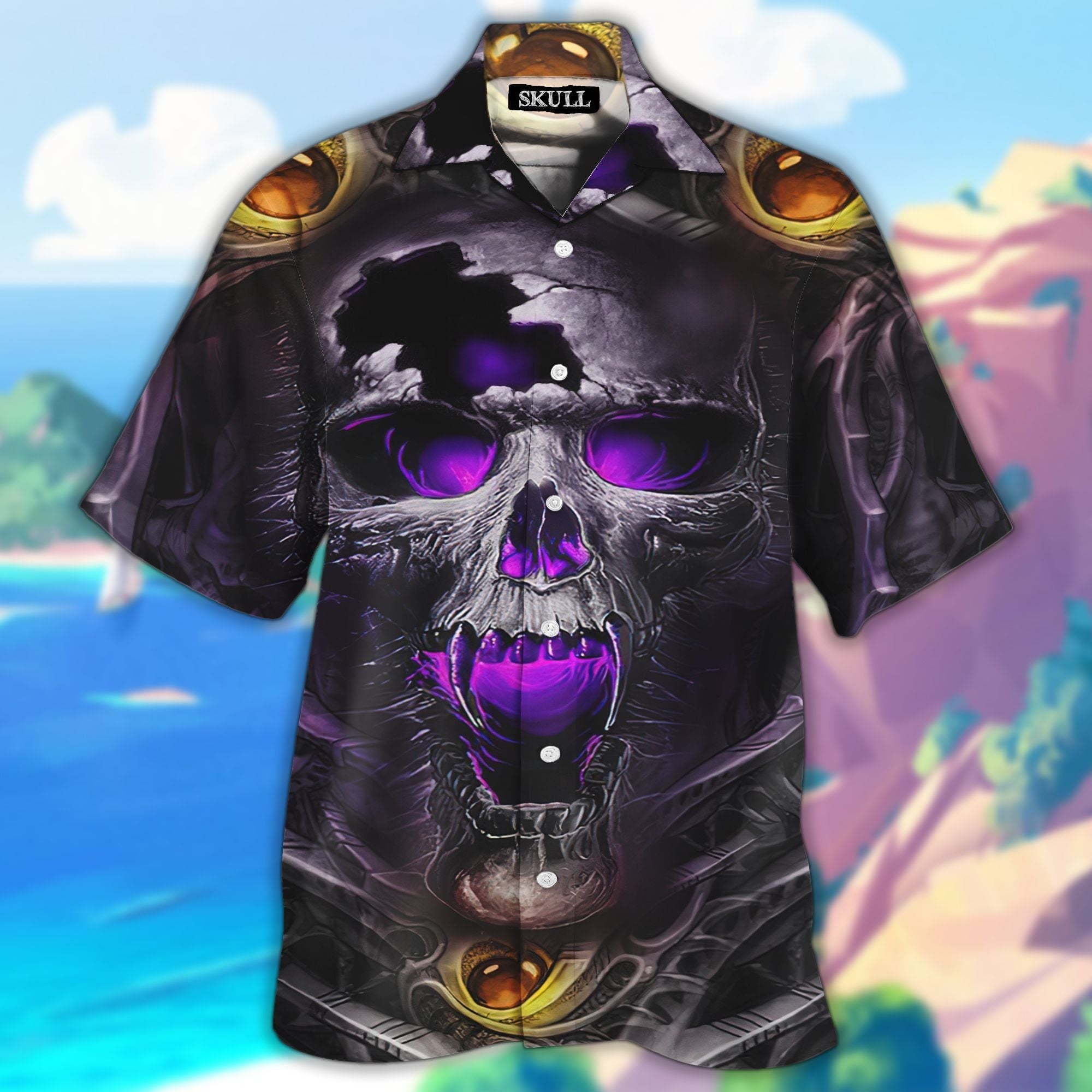 Skull Hawaiian Shirt For Men Women Adult Hw4185-1