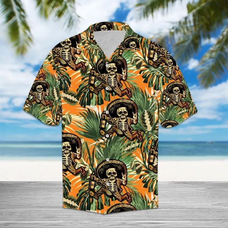 Skull Hawaiian Shirt Summer Shirt Beach Shirt