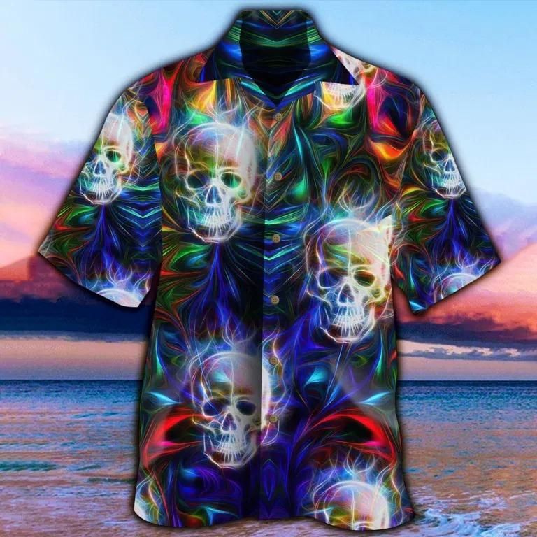 Skull Hawaiian Shirt Unisex Adult Hw1636-1