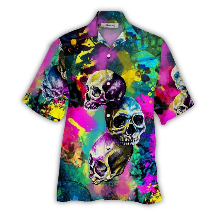 Skull Hawaiian Shirt Unisex Adult Hw5703-1