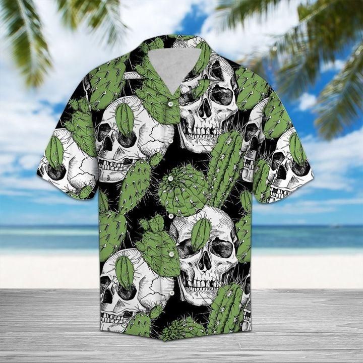 Skull Hawaiian Shirt Unisex Full Size Adult Colorful Hw1033-1