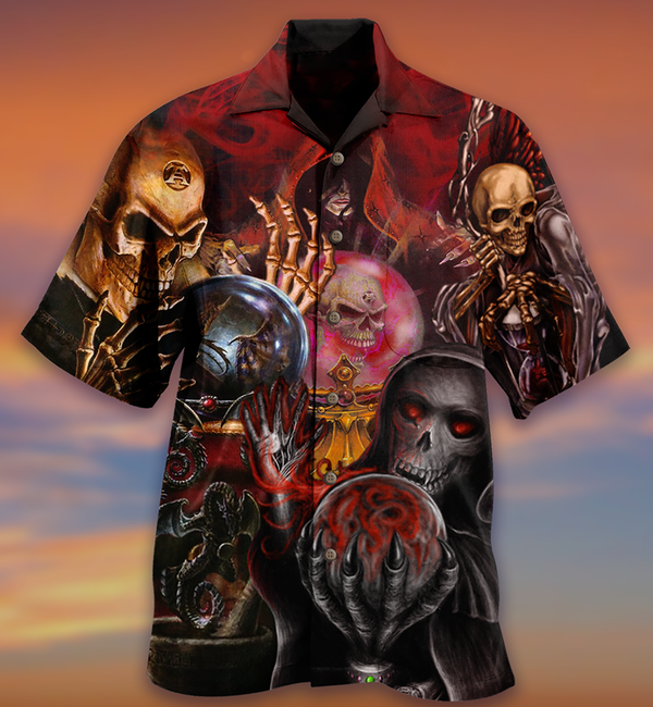 Skull Hello Darkness Limited Edition – Hawaiian Shirt Hawaiian Shirt
