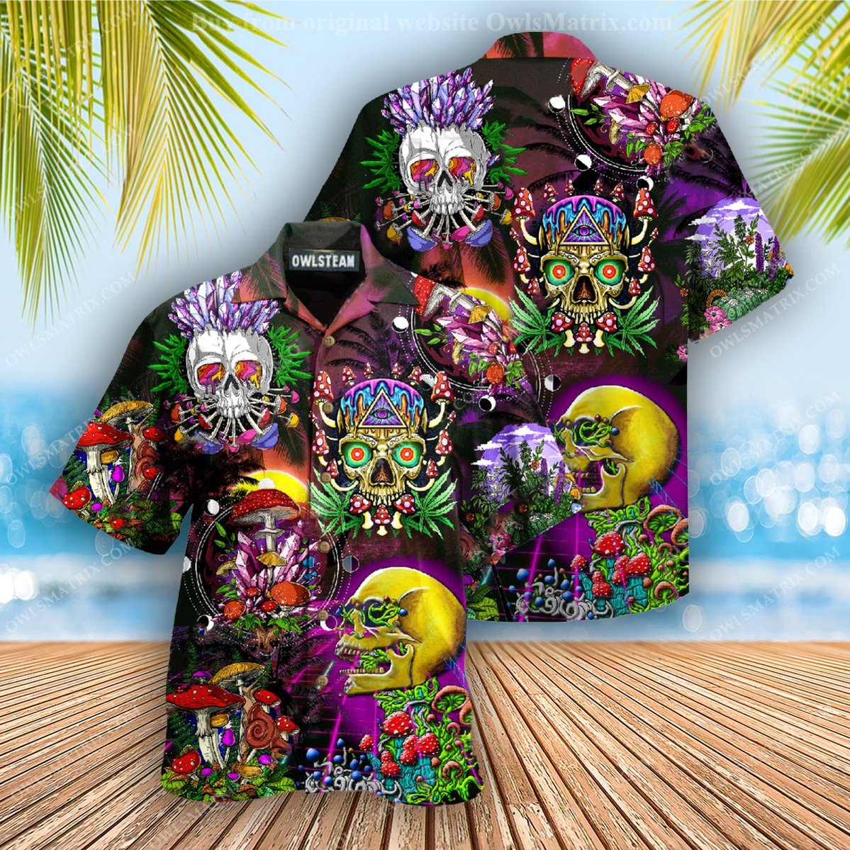 Skull Life Is A Game Skull Edition – Hawaiian Shirt
