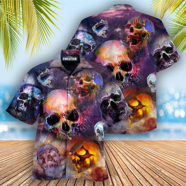 Skull Life Is Short Don't Turn Into Skull Edition – Hawaiian Shirt