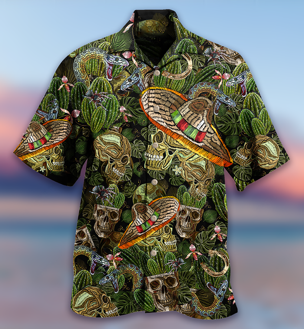 Skull Love Cactus Style Limited Edition – Hawaiian Shirt