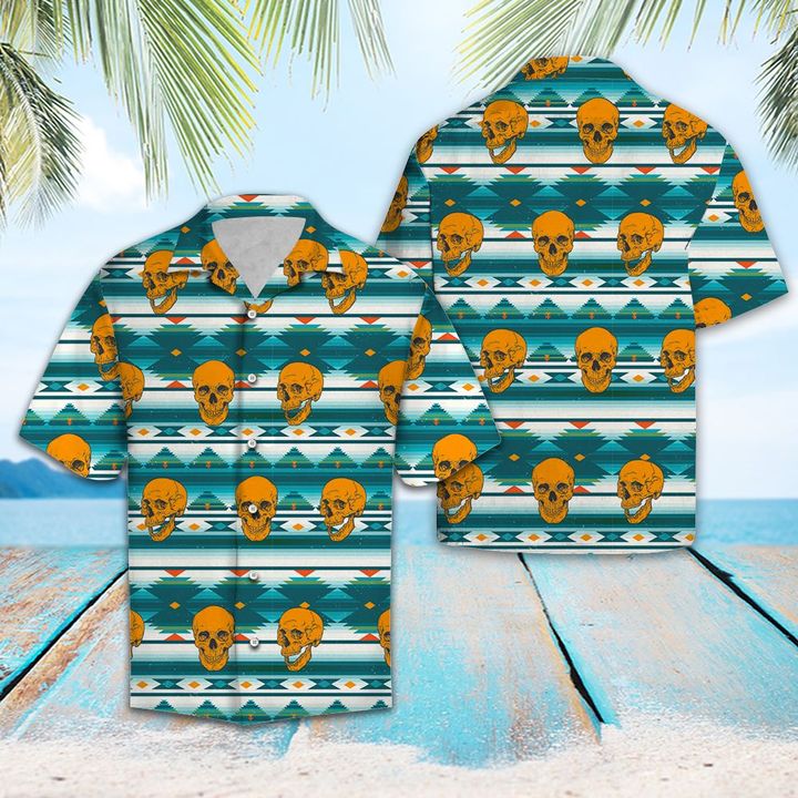 Skull Lover Hawaiian Shirt Summer Button Up For Men Women Couple