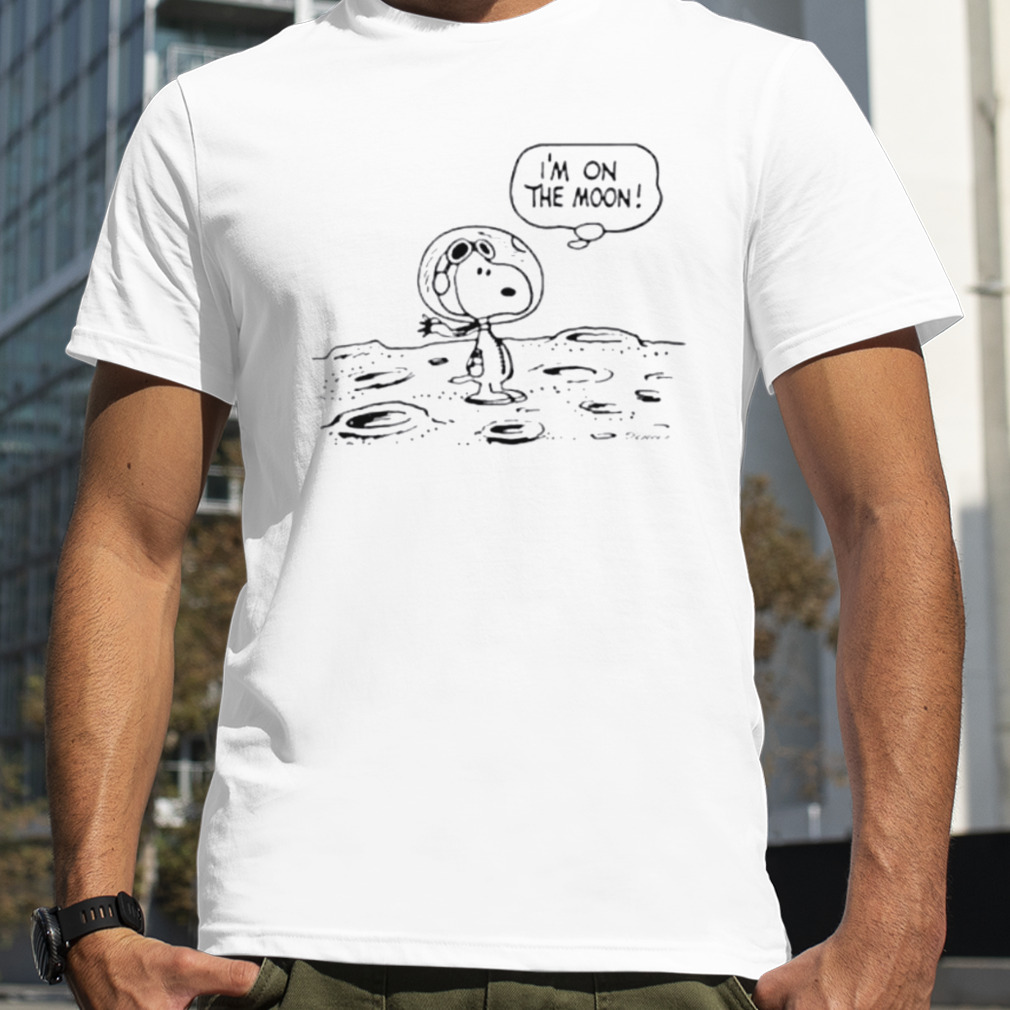 Snoopy I’m on the moon shirt