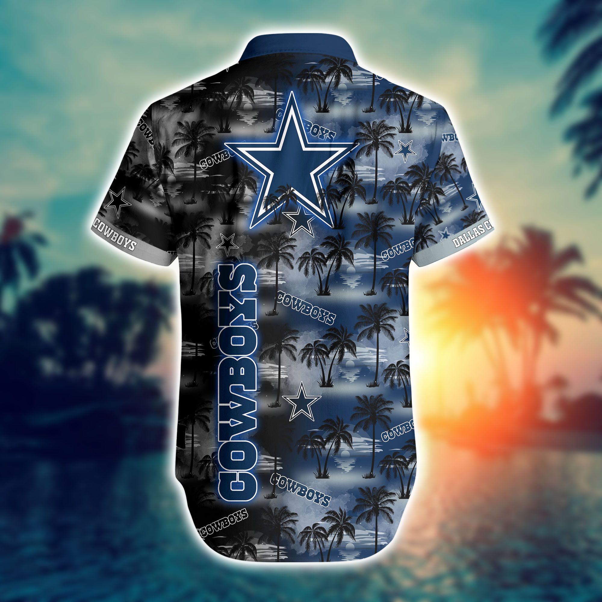Cowboys Hawaiian Shirt Short Sleeve 2021 - Dallas Cowboys Home