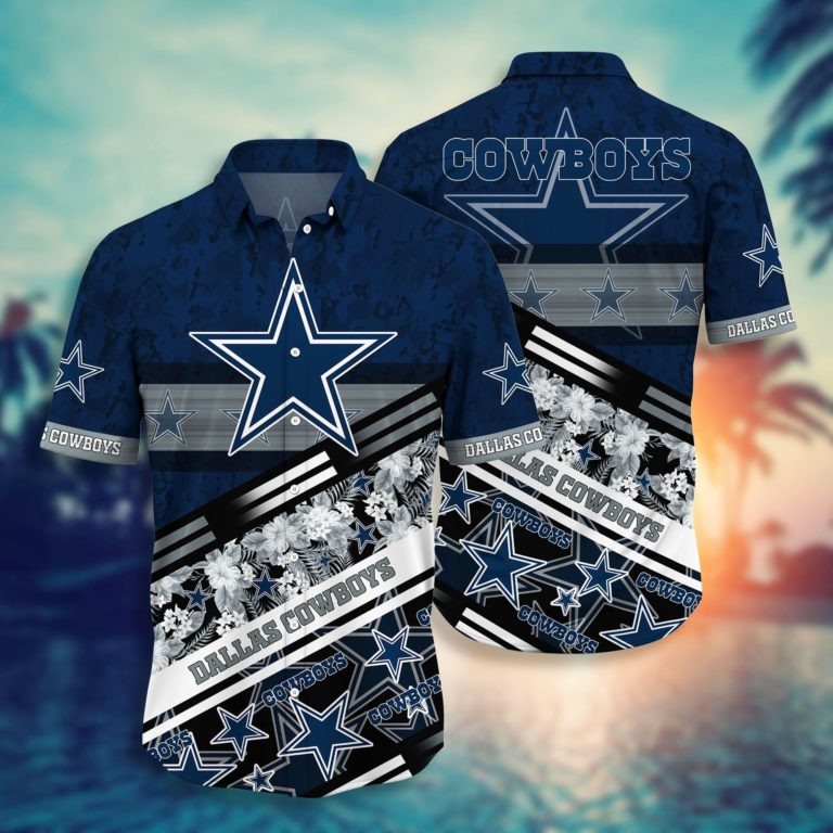 Dallas Cowboys Nfl Hawaiian Aloha Shirt For Fans-1