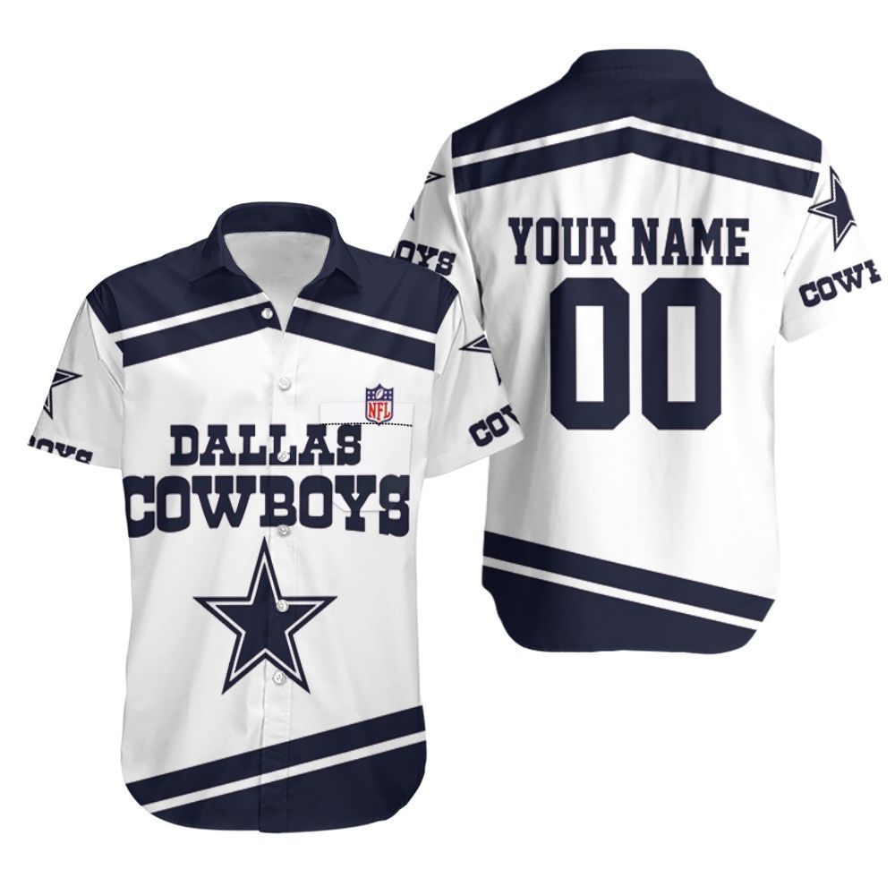 Dallas Cowboys Nlf Lover 3d Hawaiian Shirt For Fans 01-1