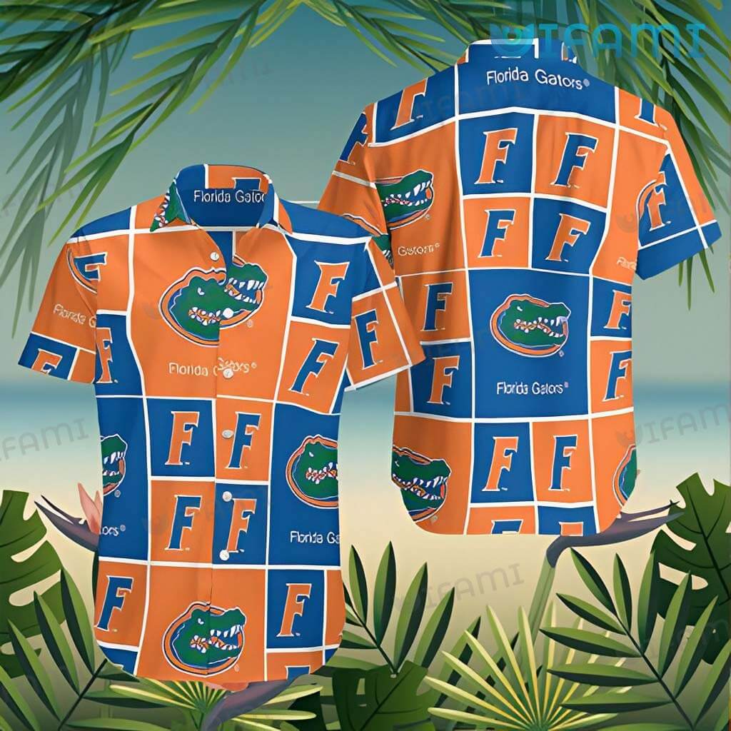 Florida Gators Hawaiian Shirt Logo Pattern Gators Gift