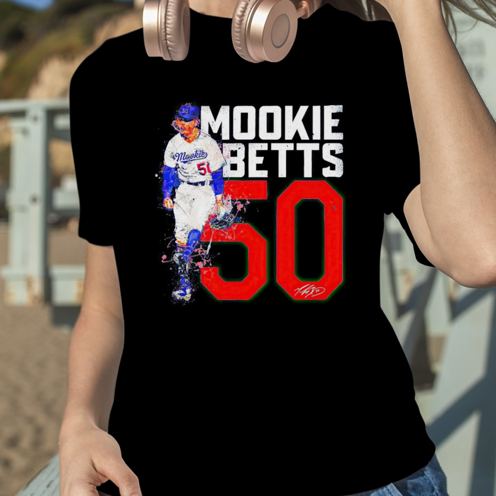 Dodger mookie betts 50 signature shirt - Yeswefollow