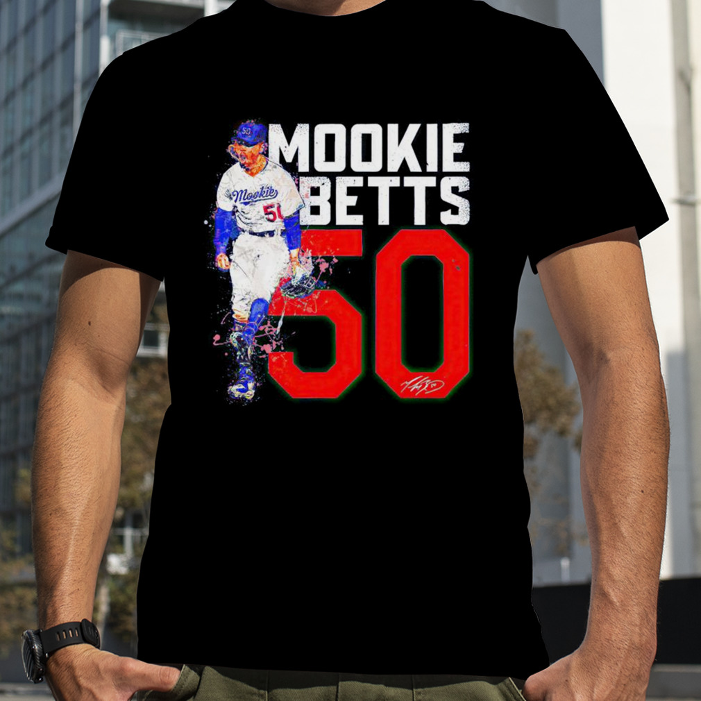 Dodger mookie betts 50 signature shirt - Yeswefollow