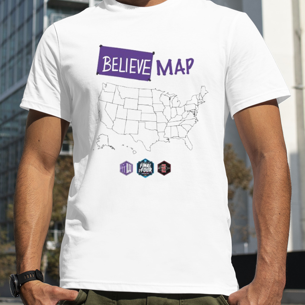 San Diego State Believe Map Final Four 2023 Shirt
