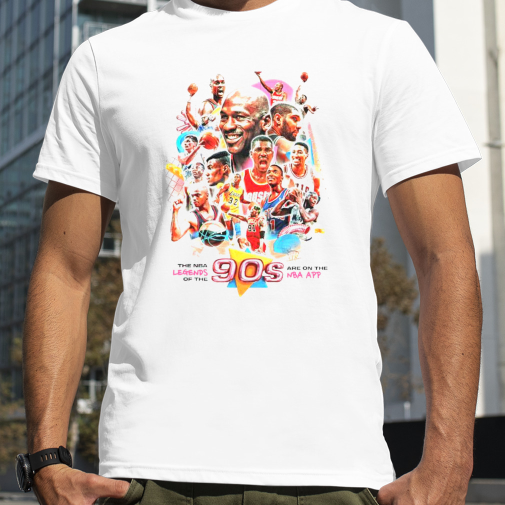 The Legends of the 90s Are on the NBA app Team member Shirt