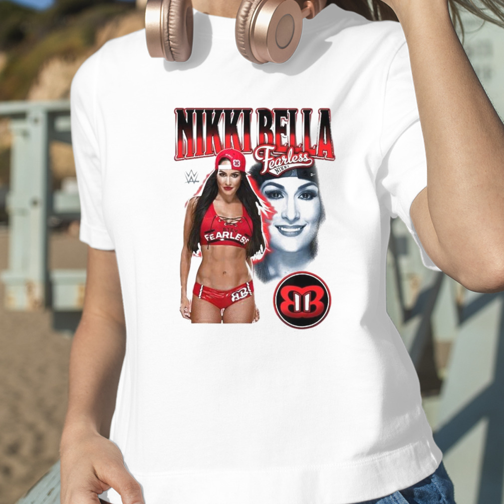 wwe nikkI bella fearless nikkI full body vintage portrait shirt