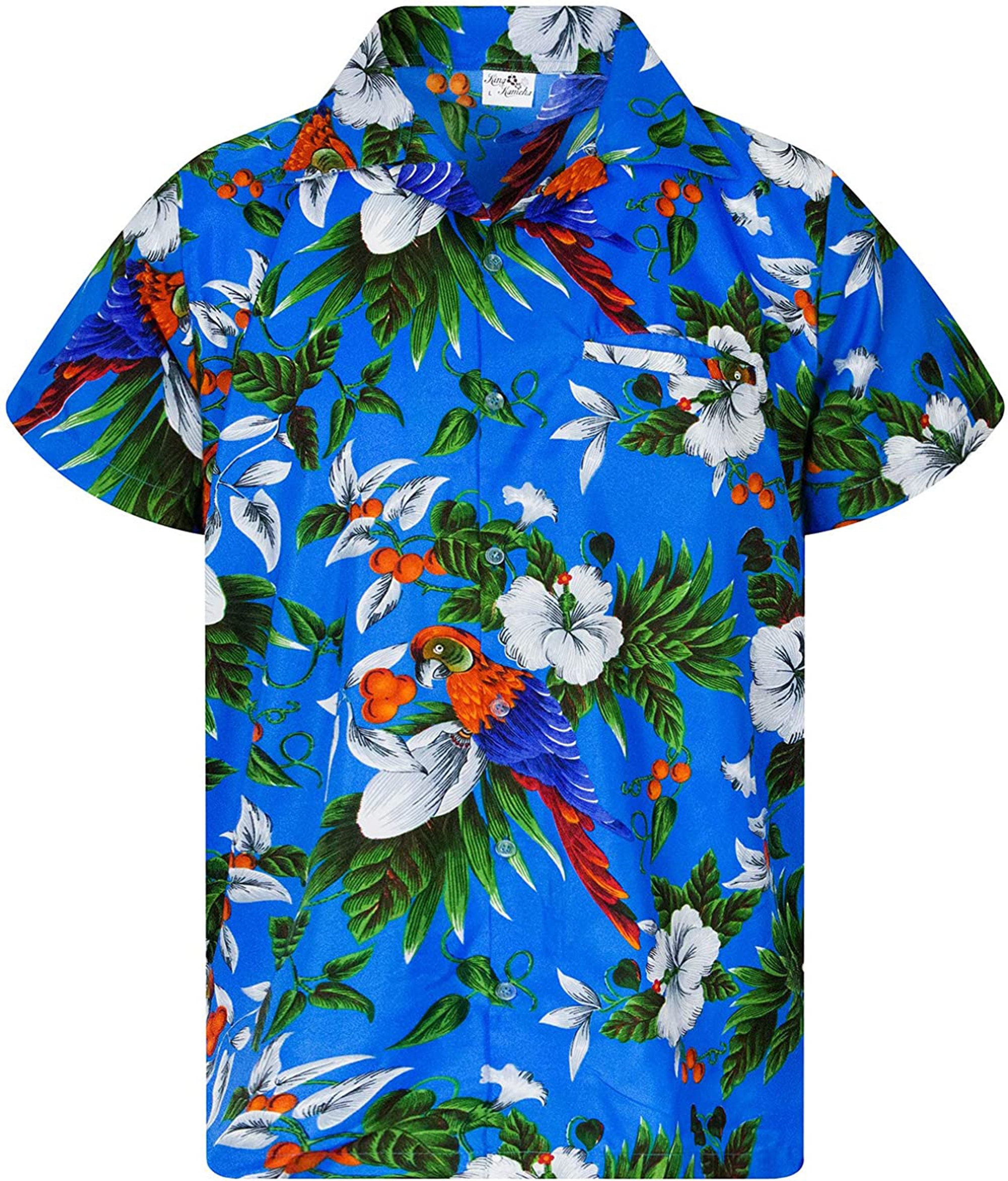 Flower And Bird Hawaiian Shirt-1