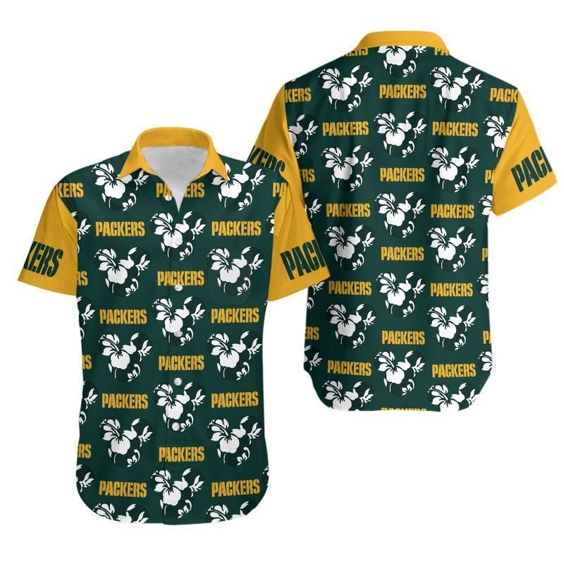 Packers Hawaiian Shirt Summer Wear ButtonDown Shirts Beach